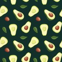 Avocado vector pattern