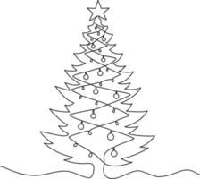 Abstract Christmas tree vector