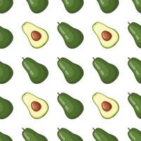 Avocado vector pattern