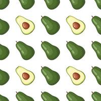 Avocado vector pattern