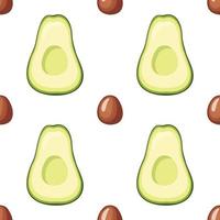 Avocado vector pattern
