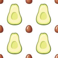 Avocado vector pattern