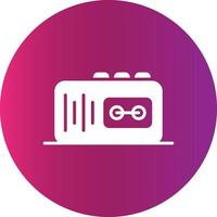 Tape Recorder Creative Icon vector