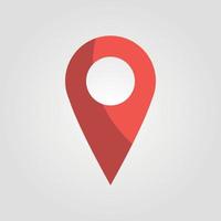 Location map icon, GPS pointer mark vector icon Adobe Illustrator Artwork