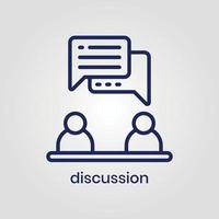 Discussion icon vector eps file Adobe Illustrator Artwork