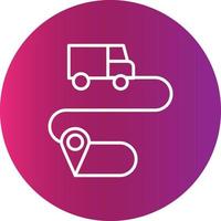 Service Logistics Creative Icon vector