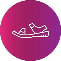 Sandal  Creative Icon vector