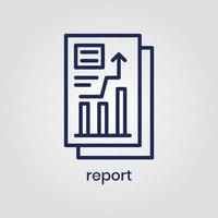 Report icon vector eps file