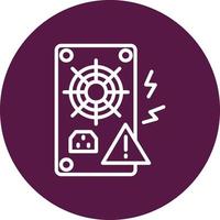 Short Circuit Vector Icon