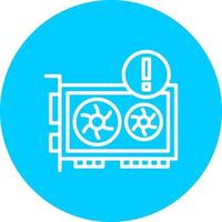 Gpu Error Vector Icon