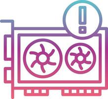 Gpu Error Vector Icon