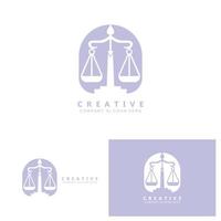 Law Logo, Scales Justice Vector, Design For Pawnshop Brands, Law, Attorney, Financial Institutions vector