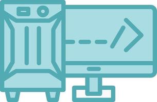 Computer Vector Icon