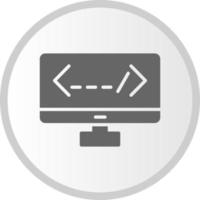 Computer Monitor Vector Icon