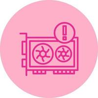 Gpu Error Vector Icon