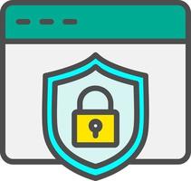 Web Security Vector Icon