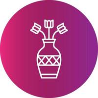 Vase Creative Icon vector