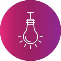 Light Bulb Creative Icon vector