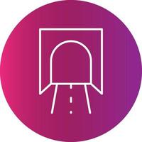 Tunnel Creative Icon vector