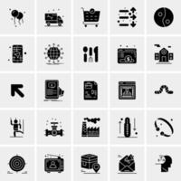 25 Universal Business Icons Vector Creative Icon Illustration to use in web and Mobile Related project