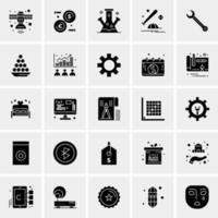25 Universal Business Icons Vector Creative Icon Illustration to use in web and Mobile Related project