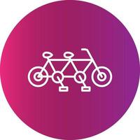 Tandem Creative Icon vector