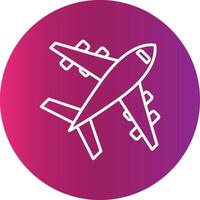 Aeroplane Creative Icon vector