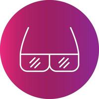 Goggles Creative Icon vector