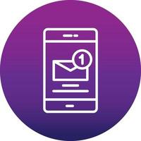 Incoming Message Vector Icon