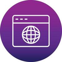 Web Browser Vector Icon