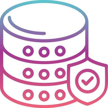 icono de vector de base de datos