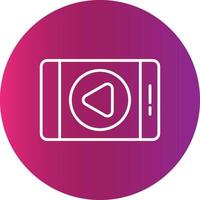 Live Streaming  Creative Icon vector