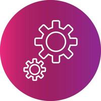 Cogwheel Creative Icon vector