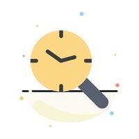 Search Research Watch Clock Abstract Flat Color Icon Template vector