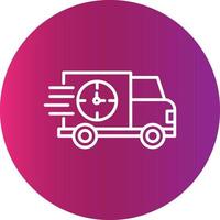 Fast Delivery Creative Icon vector