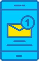 Incoming Message Vector Icon