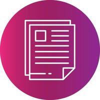 Document Creative Icon vector