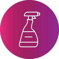 Cleaning Spray Creative Icon vector