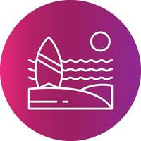 Surf Creative Icon vector