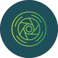 Diaphragm Creative Icon Design vector