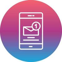 Incoming Message Vector Icon