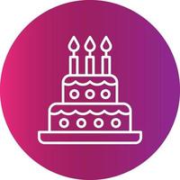 Cake Creative Icon vector