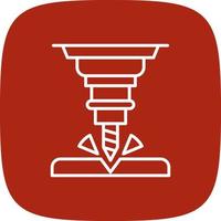 Drill Creative Icon Design vector