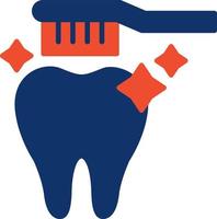 diseño de icono creativo de cepillo de dientes vector