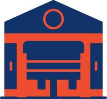 Warehouse Creative Icon Design vector