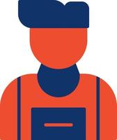 Worker Creative Icon Design vector