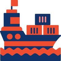 Ship Creative Icon Design vector