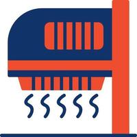 Hand Dryer Creative Icon Design vector