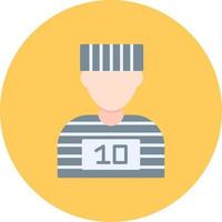 Prisoner Creative Icon Design vector