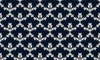 Damask Fleur de Lis pattern vector seamless background wallpaper Fleur de Lis pattern Digital texture Design for print printable fabric saree border.